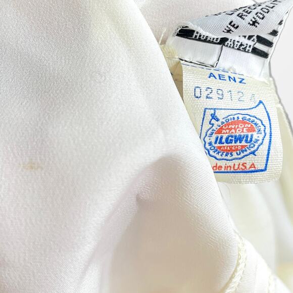 90s Vintage Brownstone Studio Blouse Button Up Size 14 New With Tags - Picture 6 of 11